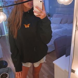 Brandy Melville *COPYCAT* Butterfly Hoodie